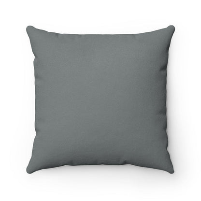 Nerdee's "Gorilla Samurai" Dark Gray Faux Suede Square Pillow