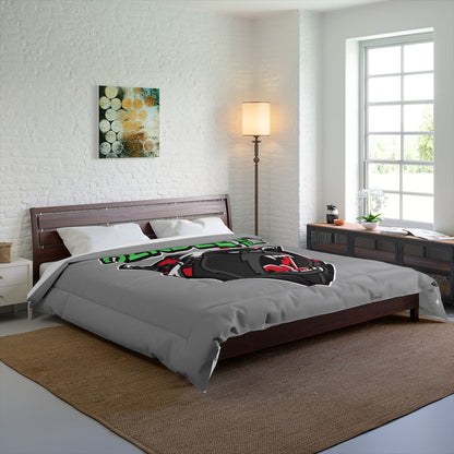 Nerdee's "Gorilla Samurai" Gray Comforter
