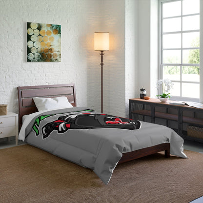 Nerdee's "Gorilla Samurai" Gray Comforter