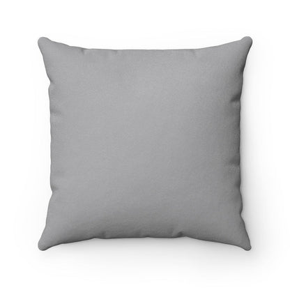 Nerdee's "Gorilla Samurai" Gray Faux Suede Square Pillow Case
