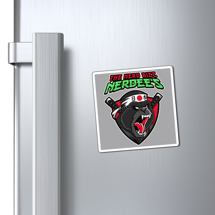 Nerdee's "Gorilla Samurai" Gray Magnets