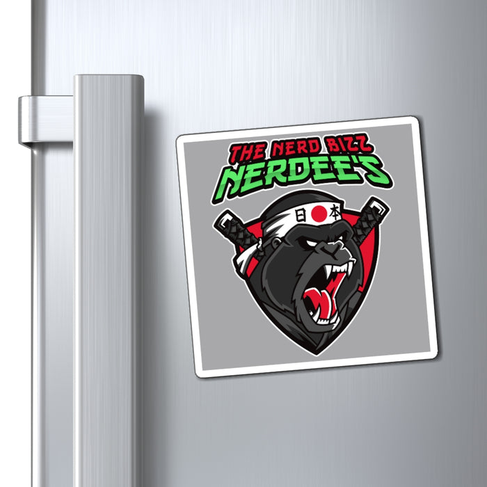 Nerdee's "Gorilla Samurai" Gray Magnets