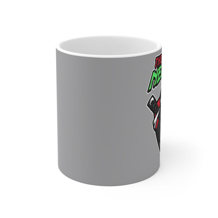 Nerdee's "Gorilla Samurai" Gray Mug 11oz