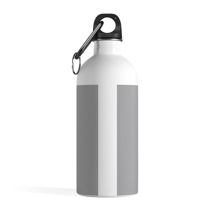 Nerdee's "Gorilla Samurai" Gray Stainless Steel Water Bottle