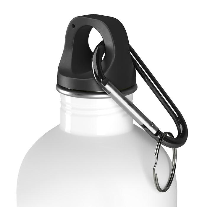 Nerdee's "Gorilla Samurai" Gray Stainless Steel Water Bottle