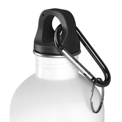 Nerdee's "Gorilla Samurai" Gray Stainless Steel Water Bottle