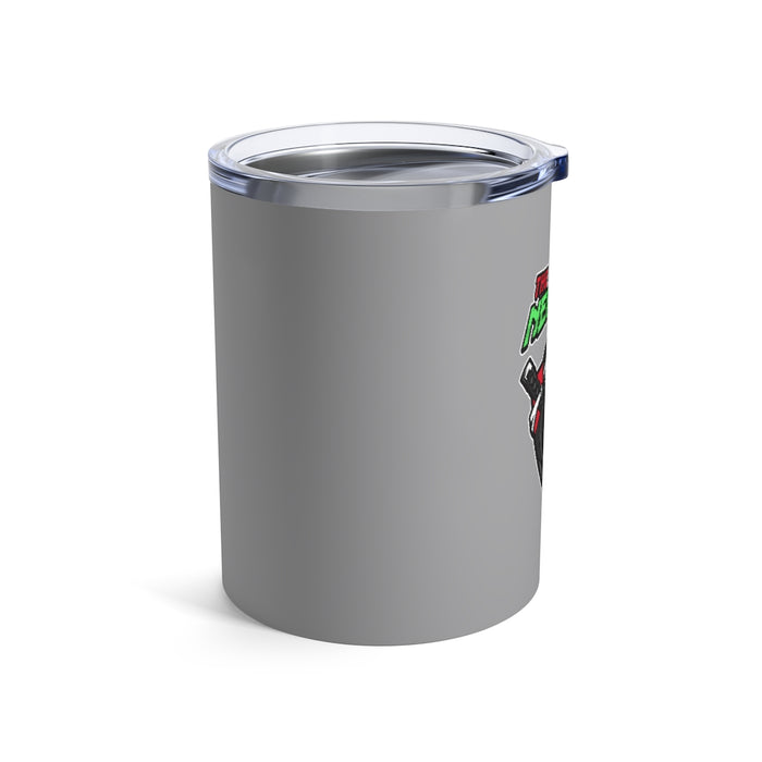 Nerdee's "Gorilla Samurai" Gray Tumbler 10oz