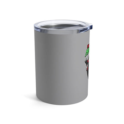 Nerdee's "Gorilla Samurai" Gray Tumbler 10oz