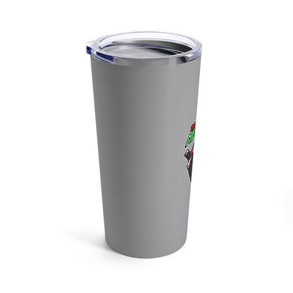 Nerdee's "Gorilla Samurai" Gray Tumbler 20oz