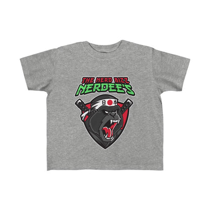 Nerdee's "Gorilla Samurai" Toddler Fine Jersey Tee 2T-6T