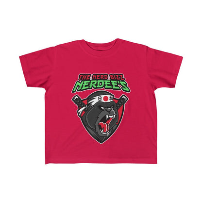Nerdee's "Gorilla Samurai" Toddler Fine Jersey Tee 2T-6T