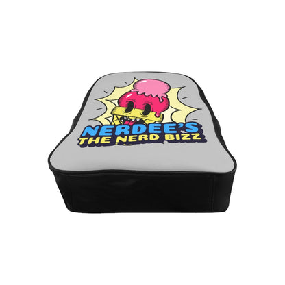 Nerdee's "I Scream!" Logo - School Backpack - Gray