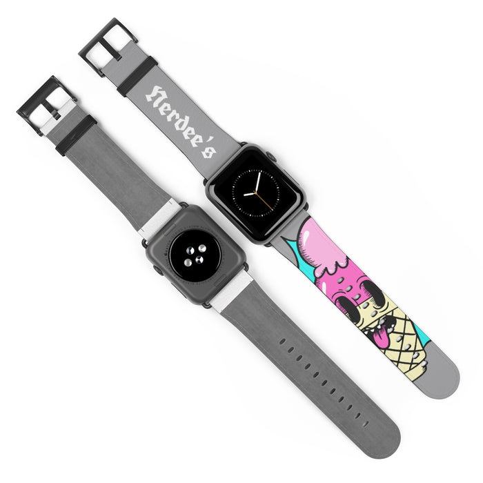 Nerdee's "I-Scream" Watch Band - (Design 01) Gray