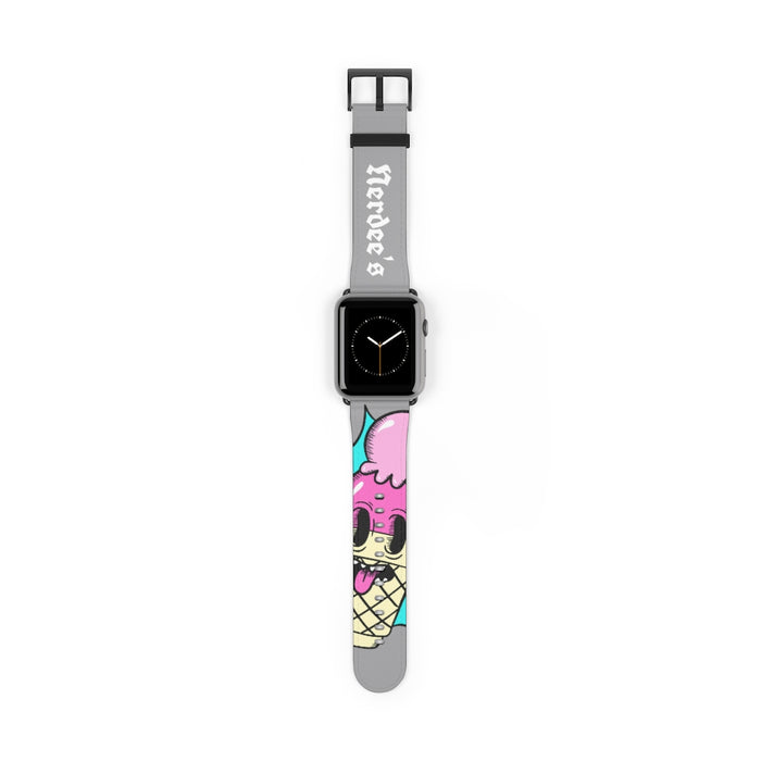 Nerdee's "I-Scream" Watch Band - (Design 01) Gray