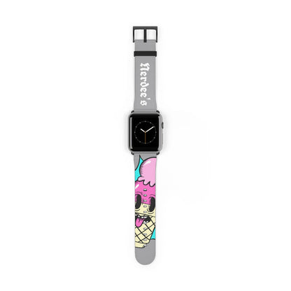 Nerdee's "I-Scream" Watch Band - (Design 01) Gray