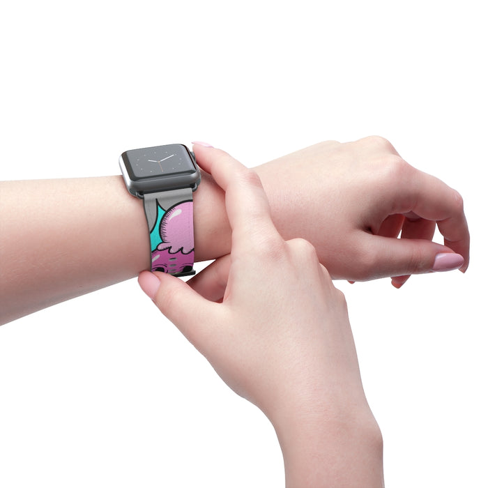 Nerdee's "I-Scream" Watch Band - (Design 01) Gray