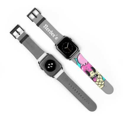 Nerdee's "I-Scream" Watch Band - (Design 01) Gray