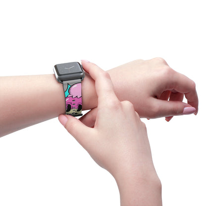 Nerdee's "I-Scream" Watch Band - (Design 01) Gray