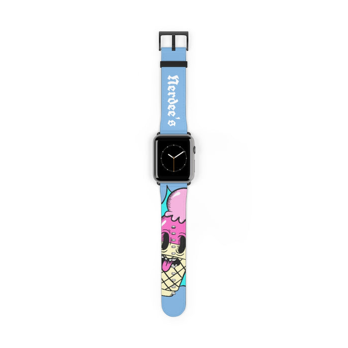 Nerdee's "I-Scream" Watch Band - (Design 01) Light Blue