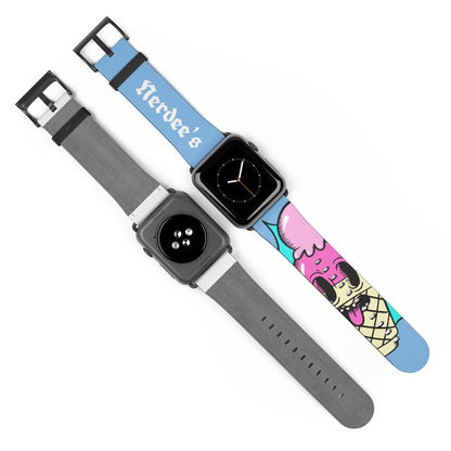 Nerdee's "I-Scream" Watch Band - (Design 01) Light Blue