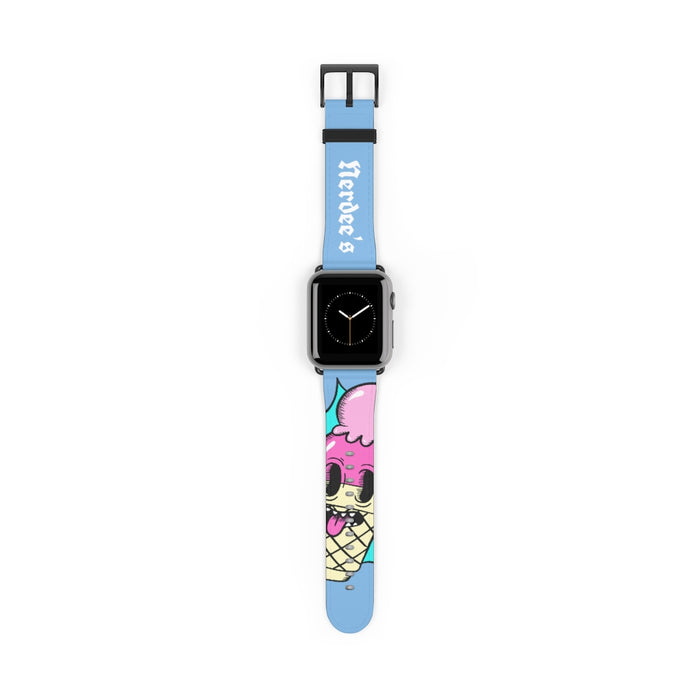 Nerdee's "I-Scream" Watch Band - (Design 01) Light Blue