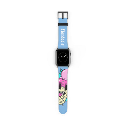 Nerdee's "I-Scream" Watch Band - (Design 01) Light Blue