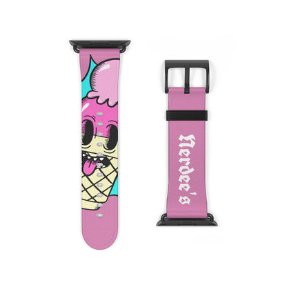 Nerdee's "I-Scream" Watch Band - (Design 01) Pink