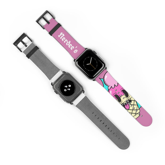 Nerdee's "I-Scream" Watch Band - (Design 01) Pink