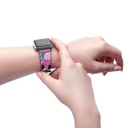 Nerdee's "I-Scream" Watch Band - (Design 01) Pink