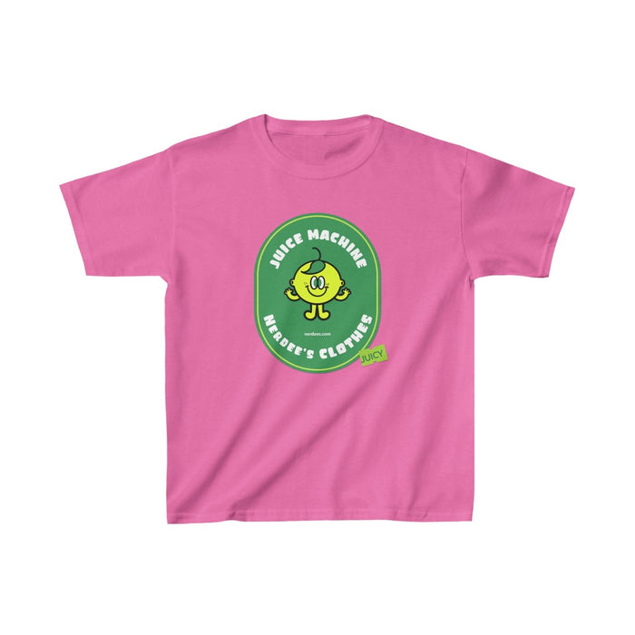 Nerdee's "Juice Machine" - Kids Heavy Cotton Tee
