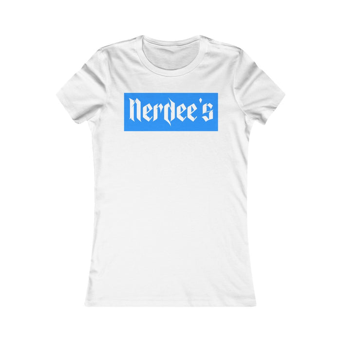 Nerdee's "LA Blue Label" Logo - Women's Favorite Tee