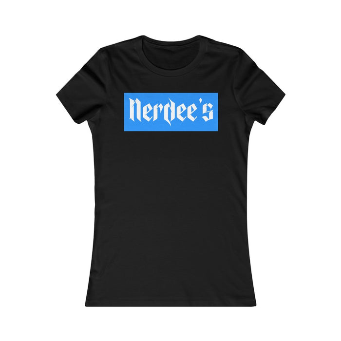 Nerdee's "LA Blue Label" Logo - Women's Favorite Tee