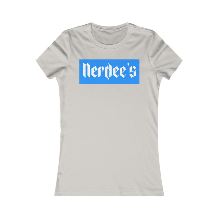 Nerdee's "LA Blue Label" Logo - Women's Favorite Tee