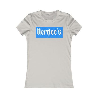 Nerdee's "LA Blue Label" Logo - Women's Favorite Tee