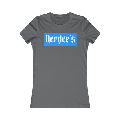 Nerdee's "LA Blue Label" Logo - Women's Favorite Tee