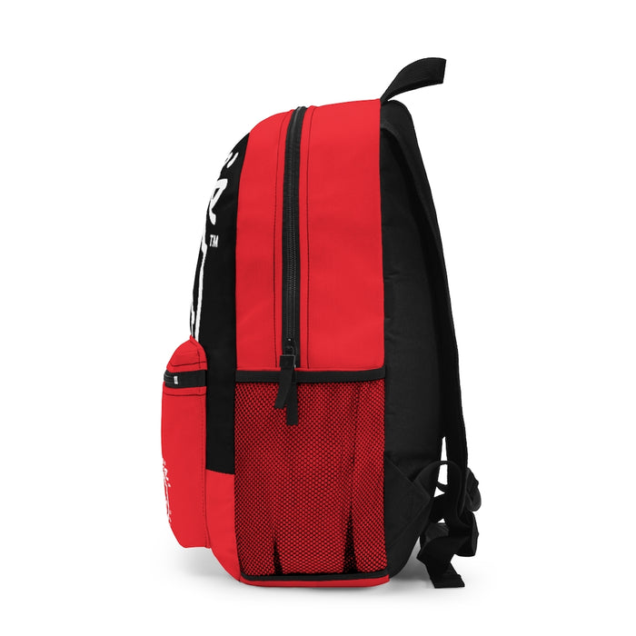 Nerdee's Logo Backpack (Design 03) - Red