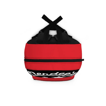 Nerdee's Logo Backpack (Design 03) - Red