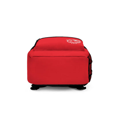 Nerdee's Logo Backpack (Design 03) - Red