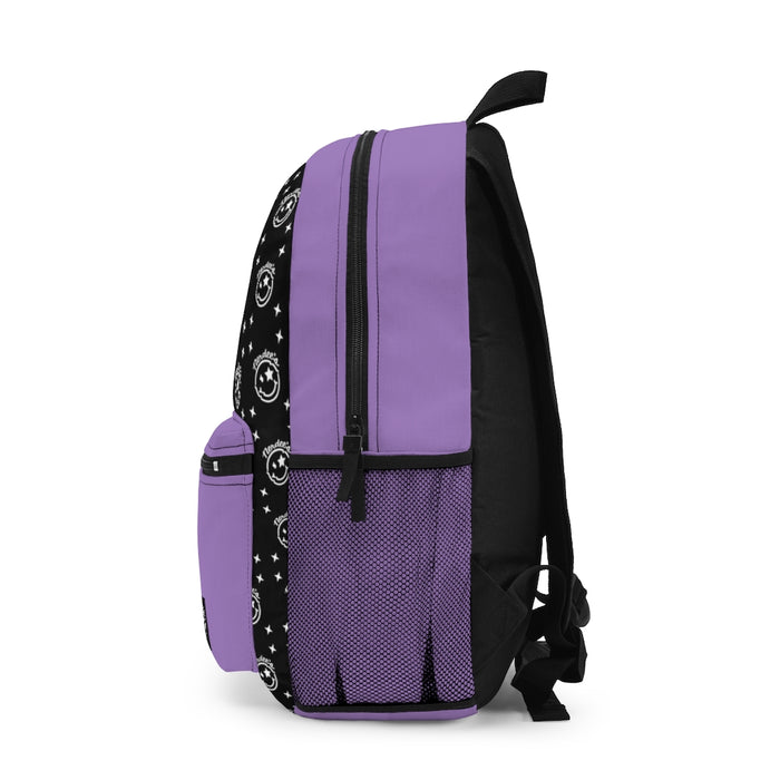 Nerdee's Logo Backpack (Design 04) - Violet