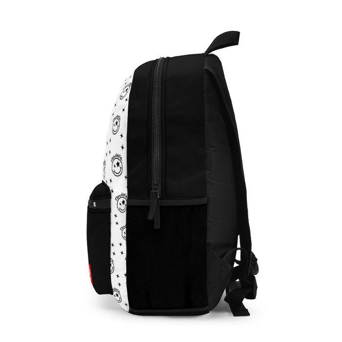 Nerdee's Logo Backpack (Design 06) - Black