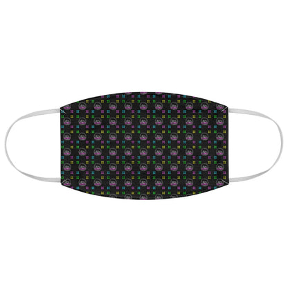 Nerdee's Logo Pattern Fabric Face Mask - Black