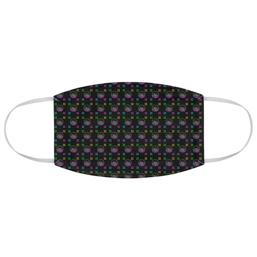 Nerdee's Logo Pattern Fabric Face Mask - Black