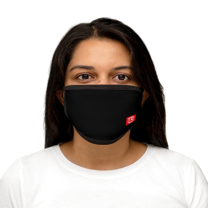 Nerdee's "Mr. Smiley" Emblem (Red) - Mixed-Fabric Face Mask