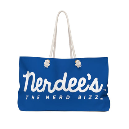 Nerdee's Official Logo  - Weekender Bag - Blue