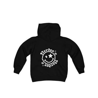 Nerdee's Official Logo Hoodie (Front & Back - Design 03) - Kids Hoodie