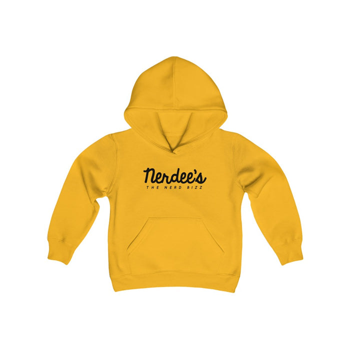 Nerdee's Official Logo Hoodie (Front & Back - Design 03) - Kids Hoodie