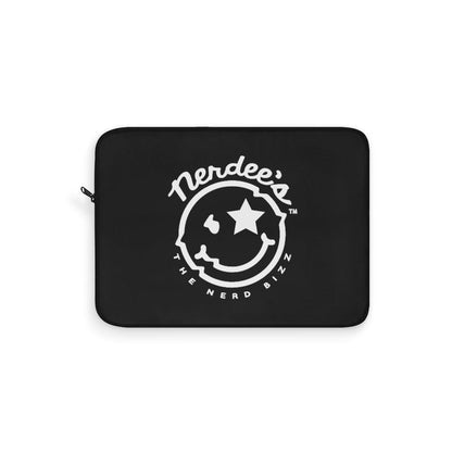 Nerdee's Official Logo Laptop Sleeve - Black