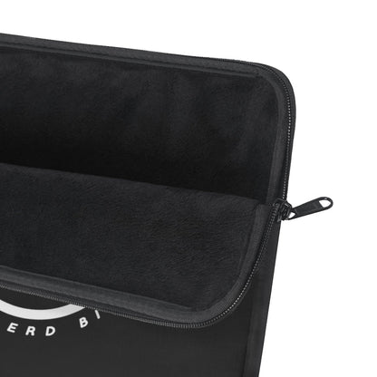 Nerdee's Official Logo Laptop Sleeve - Black