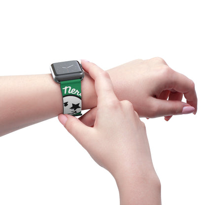 Nerdee's Official Logo Watch Band - (Design 02) Green