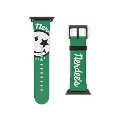 Nerdee's Official Logo Watch Band - (Design 02) Green